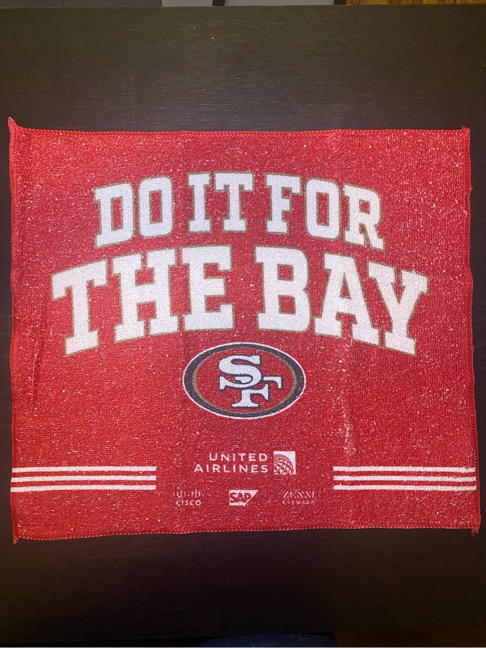 San Francisco 49ers Gear - 'Do It For The Bay' Rally Towel